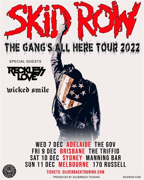 skid row tour 2022